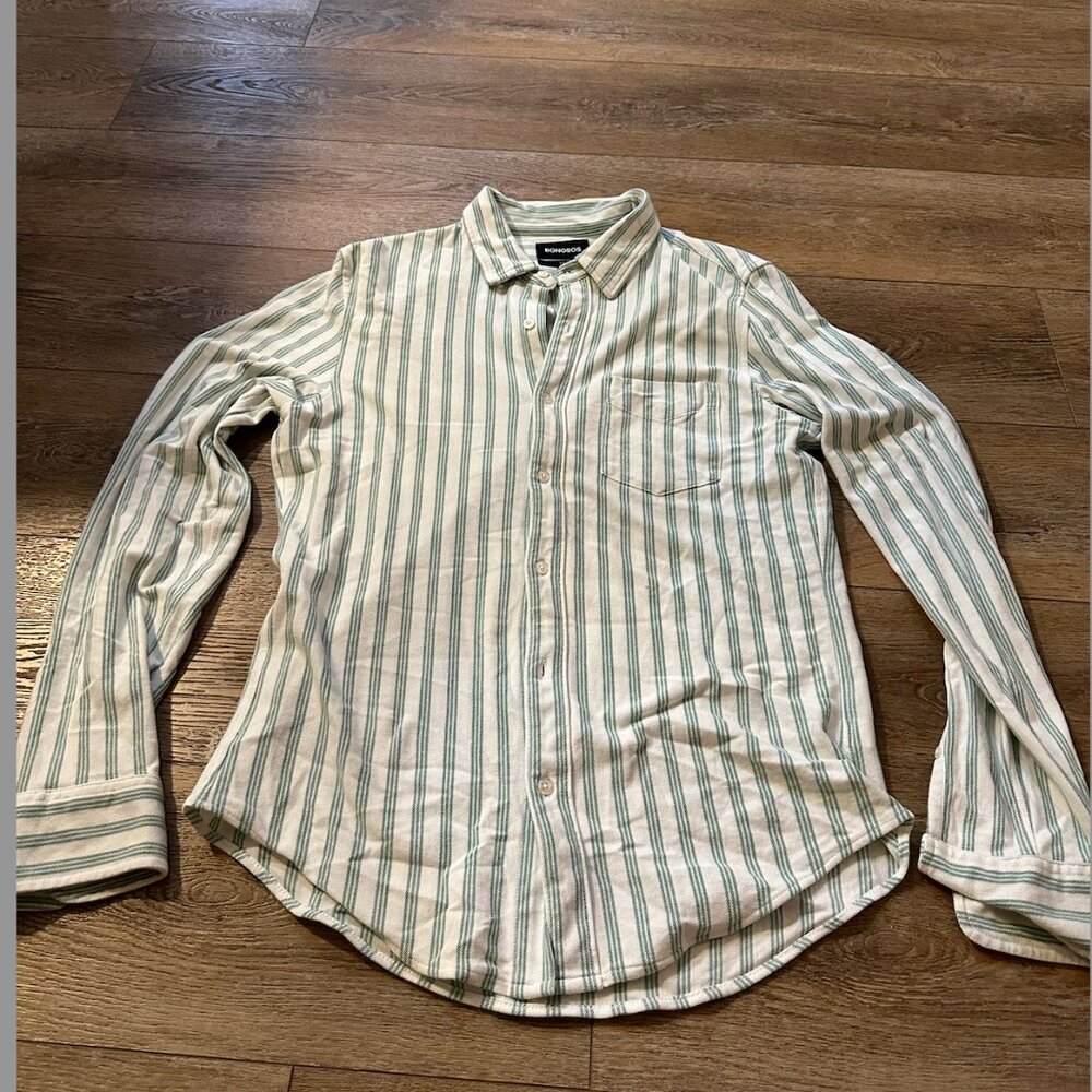 Bonobos Knit Oxford Shirt Medium Slim